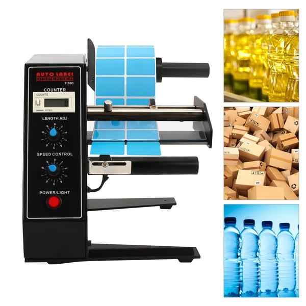 Automatisk Etiketdispenser, 220V Spænding, 4-200mm Etiketlængde, Holdbart Rustfrit Stål