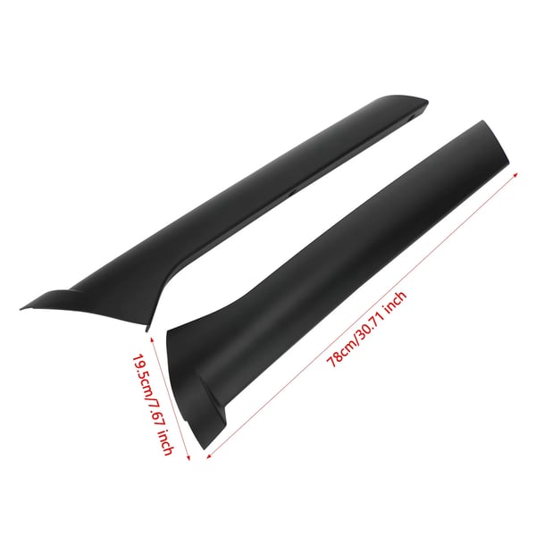 A-Søjle Forrude Søjle Molding, Plastik, 83mm x 20mm x 13mm, Til Land Rover Discovery 2, Direkte Erstatning, 1.35kg