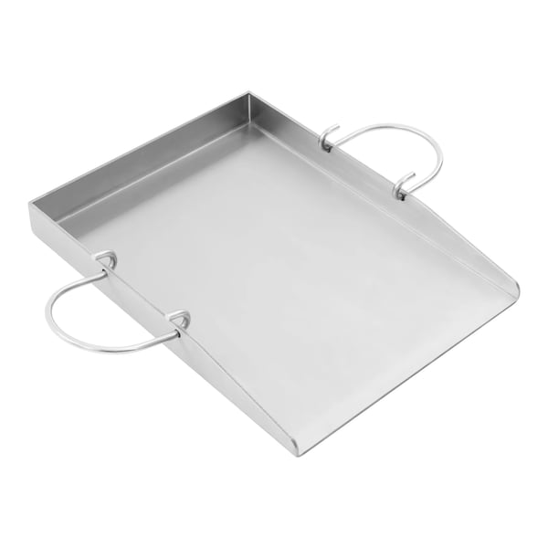 Grillplade, Rustfrit Stål, Varmebestandighed 170℃/338℉,Lys Grå