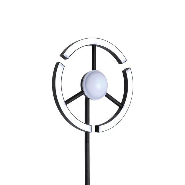 LED Gulvlampe, 3600 Lumen, RGBW Farver, Justerbar Højde, Fjernbetjening, Velegnet til Fotografi