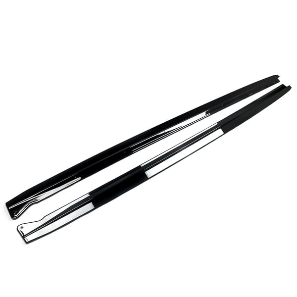 Side Skirt Extension, M Performance Style, Holdbar ABS Konstruktion,glansende sort