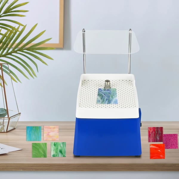 Mini Glas Grinder, Effekt 65W, Spænding 220V, Maskinstørrelse 19,5 x 19,5 x 18 cm, Rotationshastighed 4200 o/min, Vægt 2,36 kg