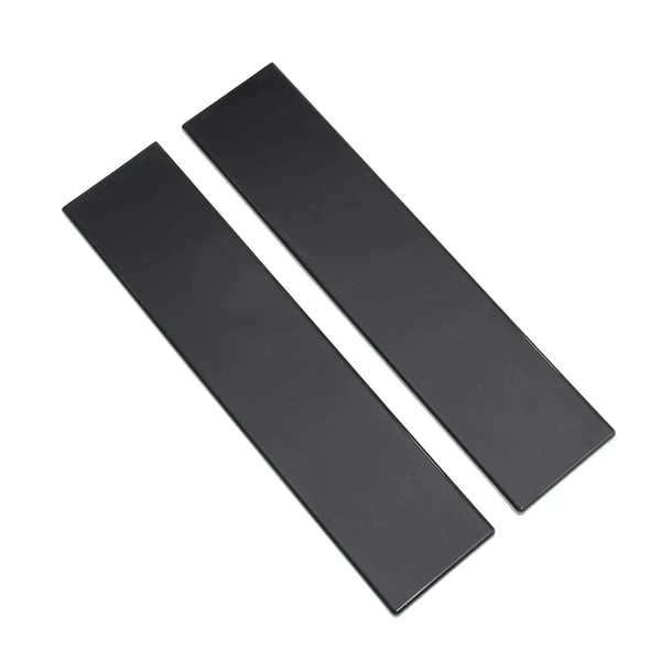 Side Skirt Forlængelser, Universel Pasform, Holdbart Materiale,2.2m Sort