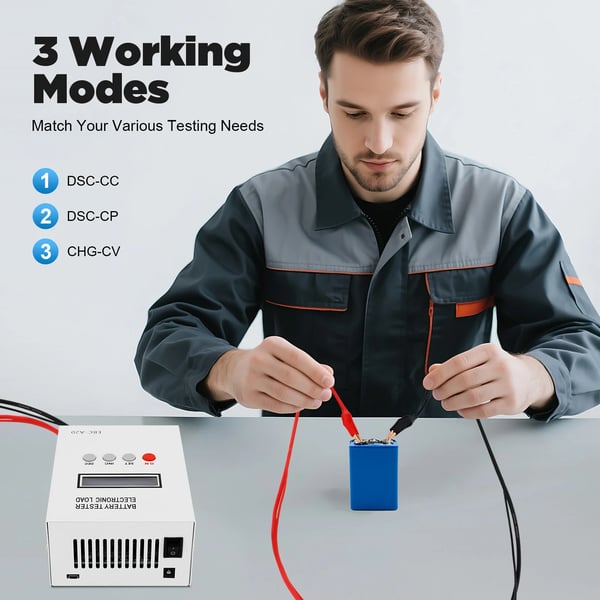 Batterikapacitetstestare, Precisiondiagnostik, Hållbar design,Gul