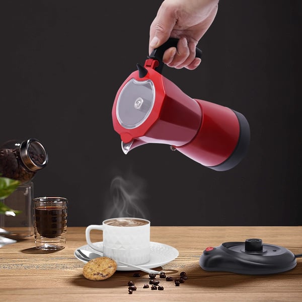 Kaffemaskine, 480W effekt, 12,68 oz kapacitet, betjening med ét tryk