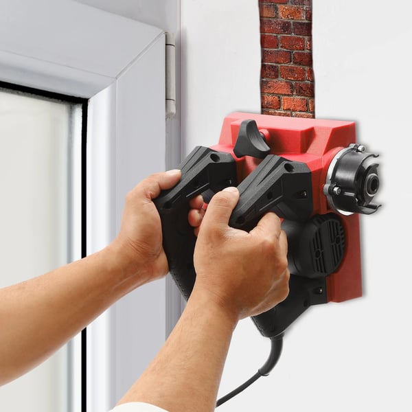 Väggplaner, 1300W Motor, Hållbart Bladssystem,svart