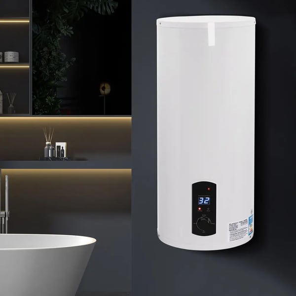 Elektrisk opbevaringsvandvarmer, høj kapacitet 60L, hurtig opvarmning, stilfuldt moderne design