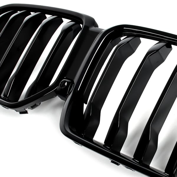 Front Bumper Gitter, Høj Kvalitet ABS Plast, Passer Til BMW X6 G06 2024-Og Fremad,Glans Sort