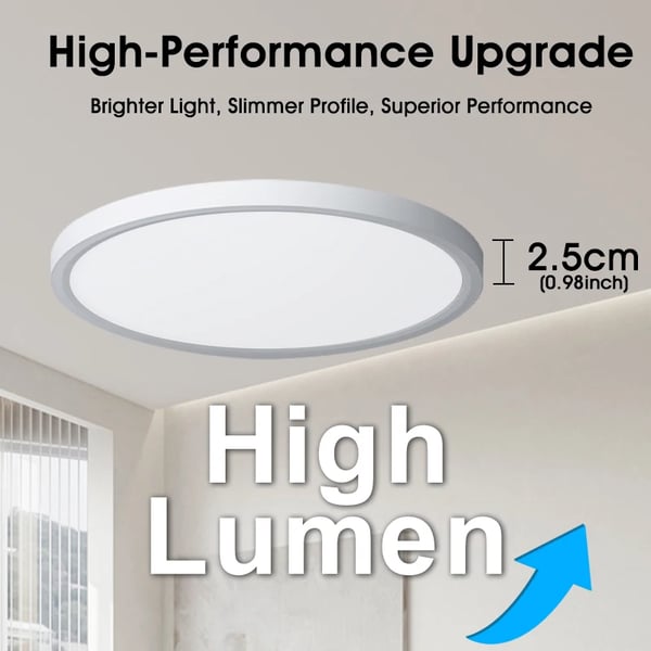 Loftlampe, Smart Styring med Stemme, RGB Ambient Belysning,40cm(15.75in)