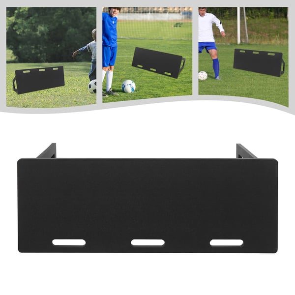 Fotboll Rebound Board, Bärbar Design, Hållbart Material,svart