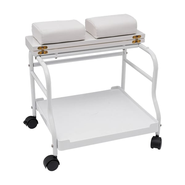 Fodbadvogn, Robust Design, Pladsbesparende Funktion,HVID