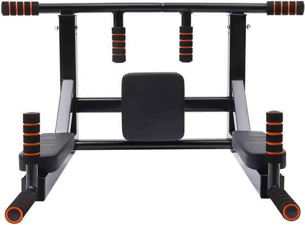 Pull Up Bar, Väggmonterad, Dip Station,svart