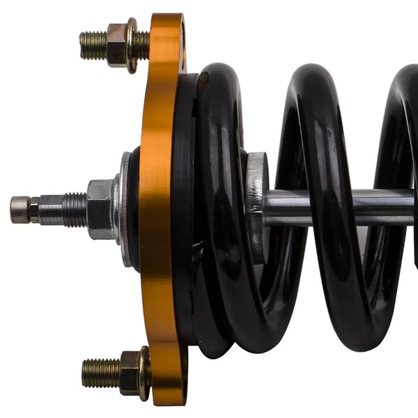 Coilover-jousitus, 24-portaisesti säädettävä, etujousen kovuus 9 kg/mm, takajousen kovuus 12 kg/mm, pituus 63 cm, leveys 51 cm