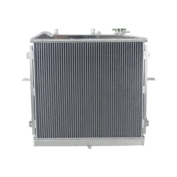 Radiator, legering aluminium, frontplacering, forbedret køleeffektivitet