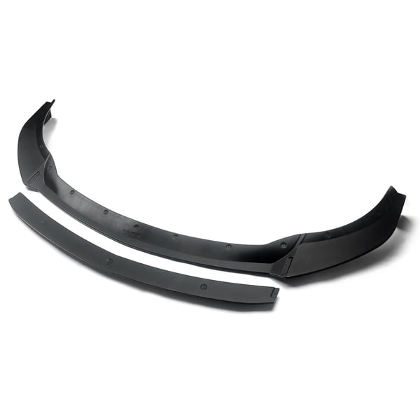 Front Bumper Splitter Lip, AMG Stil, Nem Installation,Glansende sort