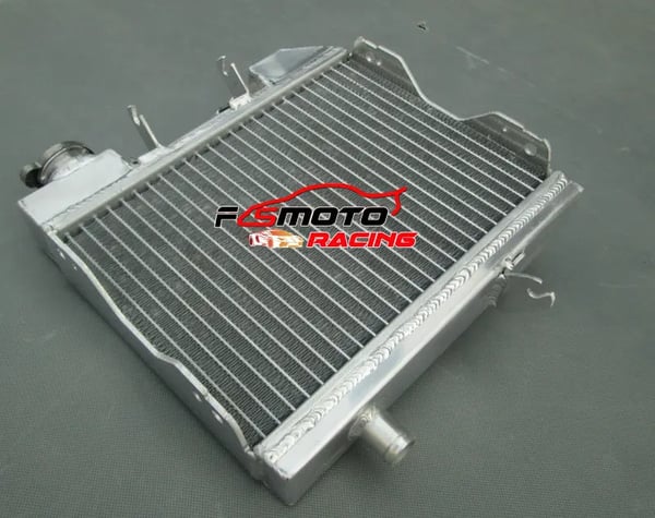 Radiator, Aluminium, Specialtilpasset til specifikke modeller, SUZUKI RM125 kompatibilitet, 30% mere køleydelse, TIG svejset konstruktion
