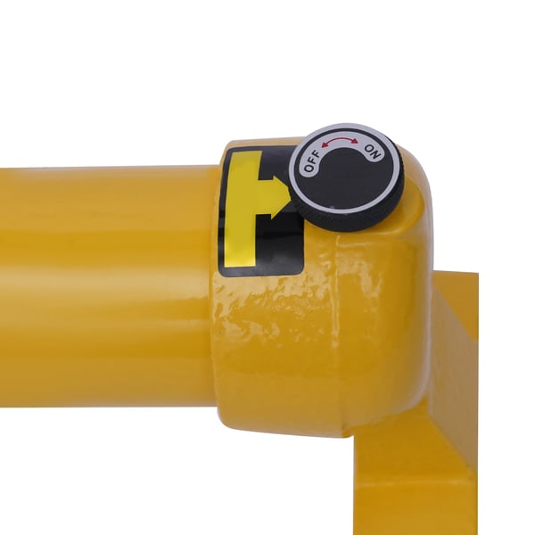 Hydraulisk Håndpumpe, 700 Bar Udgivelsestryk, 4 Fods Slange Inkluderet,Gul