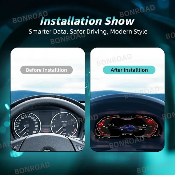 Digitalt instrumentbræt, kompatibelt med BMW X1 E84 2006-2015, 12,3 tommer LED-display,For X1 E84