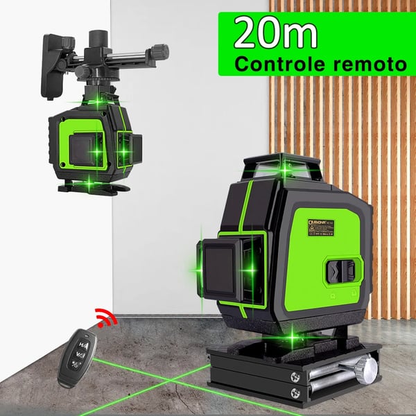 Laser Niveau, 16 Linjer, 2 Arbejdsformer, IP54 Vandtæt,ME16C2