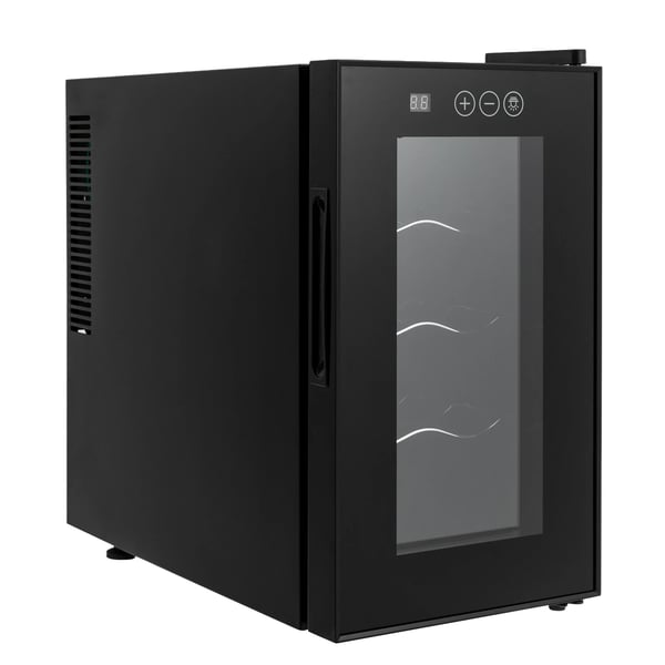 Vinkøleskab, Intelligent Temperaturkontrol, LED Display,sort