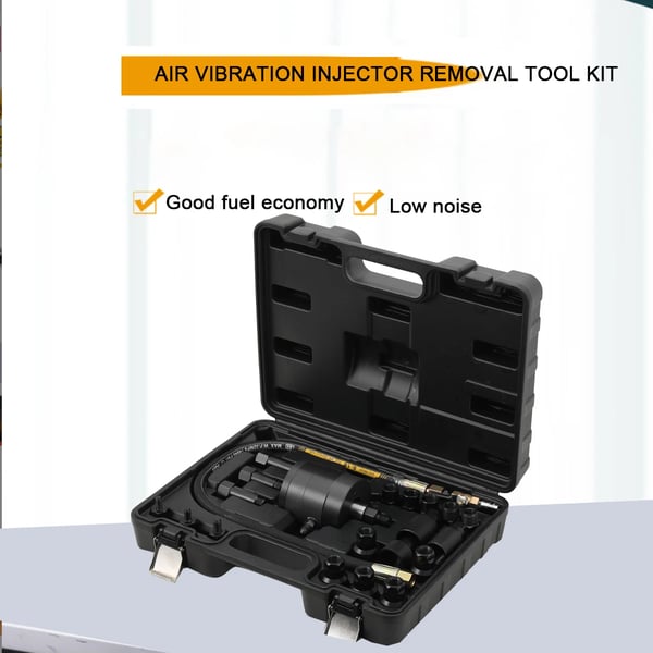 Dieselbränsleinsprutare, luftdriven, kompakt design, mångsidiga adaptrar
