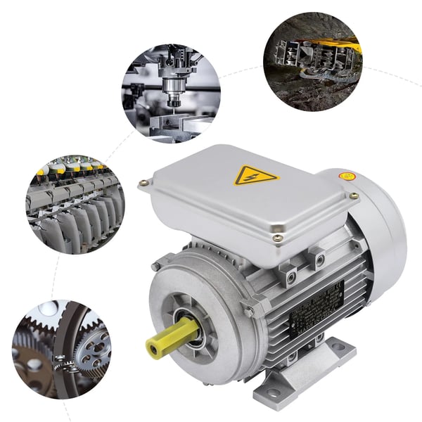 Sähkökone, 750W Teho, 1380 RPM Nopeus, 240V Jännite, 5.09A Virta, IP55 Suojaluokka