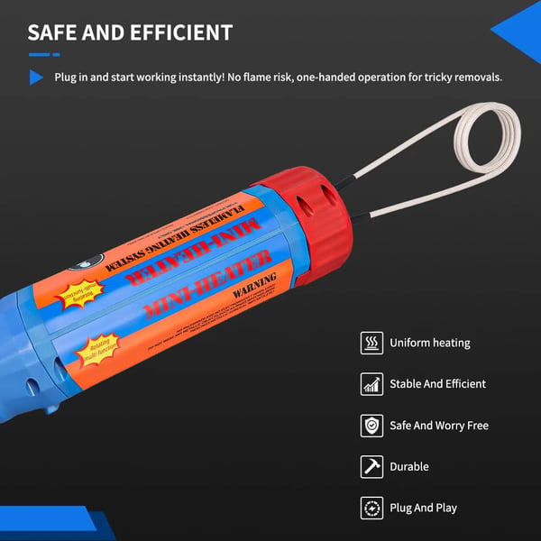 Magnetisk induktionsvarmer, ergonomisk design, sikkerhedsfunktioner,1100W 220V