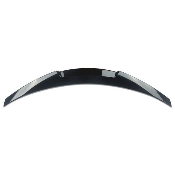 Bagagerumsspoiler, M4 stil, nem installation, kompatibel med BMW, blank sort
