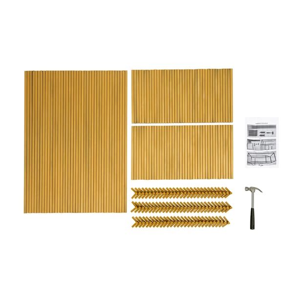 Blomsterställ, rektangulär form, modern stil, 10-delars set,Guld, M
