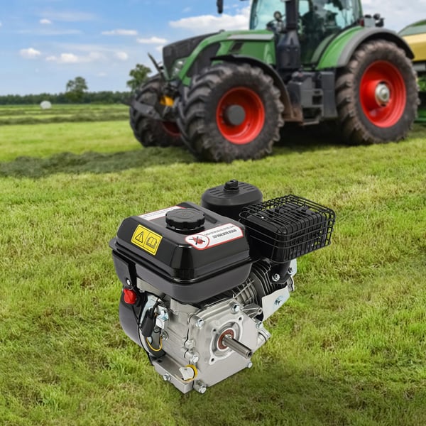 Bensiini moottori, 7.5HP, 212cc, 3600rpm, 3.6L polttoainesäiliö, vetokäynnistys