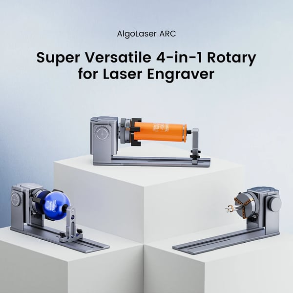Rotary Kit til Laser Gravør, Multi-Klo System, Højhastigheds Gravering,sort