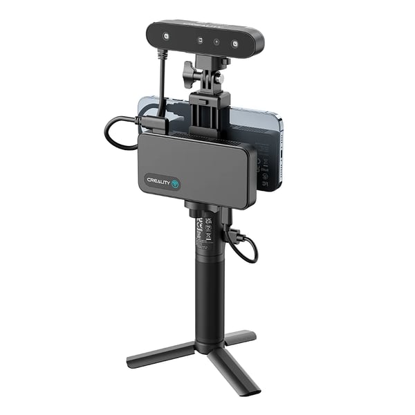 3D Scanner, 0,1 mm Nøjagtighed, Håndholdt Scanner med Trådløs Scanning via WiFi 6, Anti-Ryst Tracking