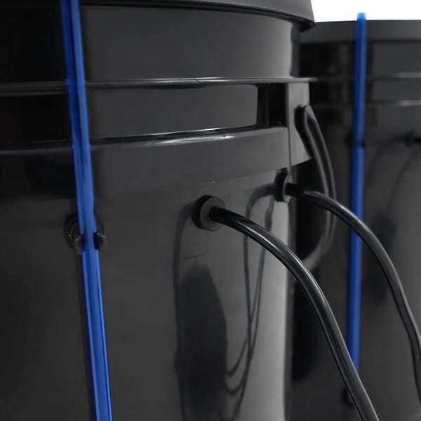 Hydroponisk Vækstsysten, 2 Plantere, 18,93L Kapacitet Hver, 12W Luftpumpe, Støjniveau 50dB, Dimensioner 30cm x 38cm