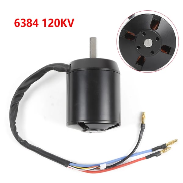 Børsteløs motor, 2970W effekt, 85% effektivitet, spændingsområde 24-60V, moment 2,5~4 N·m, omdrejningshastighed 2880-7200 rpm