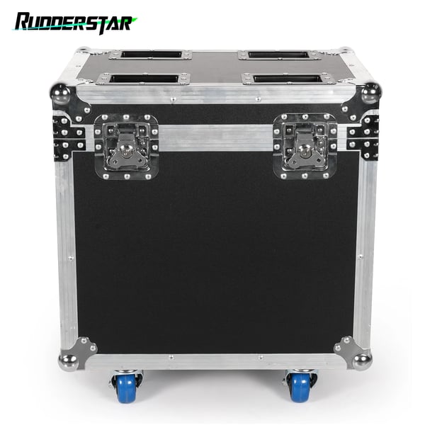 Flight Case, Inbyggda Hjul, Utdragbart Draghandtag, Kraftig Design, Svart