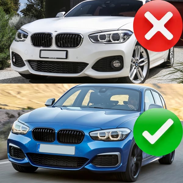 Front Bumper Grill Trim Klemme, Letvægts, Nem Installation,par