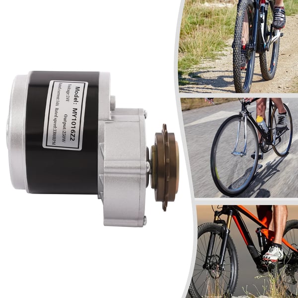 Elcykel Konverteringskit, 24V Spænding, 250W Udgangseffekt, 120kg Belastningskapacitet, 3300rpm Nominel Hastighed, 0.9N·m Moment