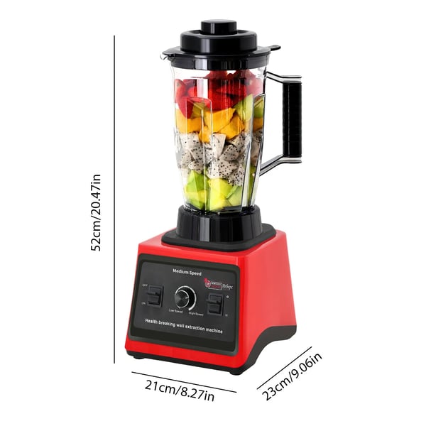 3-i-1 Blender, Multifunktion, 15 Hastighedsindstillinger, EU