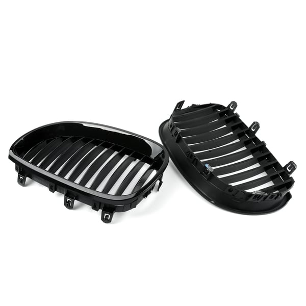 Front Gitter, Holdbar ABS Plastik, Nem Installation, Til BMW E60 E61 5 Serie Kompatibilitet, Forbedret Luftstrøm