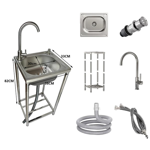 Diskho, Rostfritt Stål, Väggmonterad,Silver