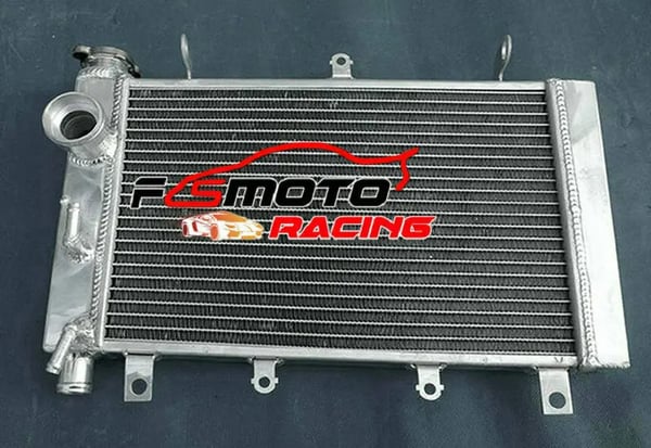 Aluminiumradiator med blæser, robust design, øget kølekapacitet, TIG-svejset konstruktion