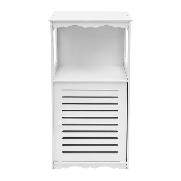 Opbevaringsskab, Fritstående, Alsidig Design,Hvid
