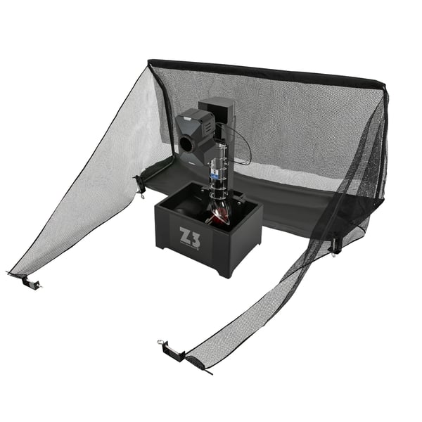 Bordtennisboldmaskine, Flere Serveringsmuligheder, Fjernbetjening,sort