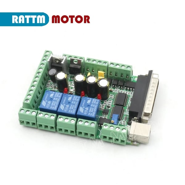 Bevægelseskontrollerkort, højhastighedschipbehandling, dimensioner 11x7,5x2,4 cm, 5 indgangssignaler, 12V og 5V strømudgange, CE-certificeret