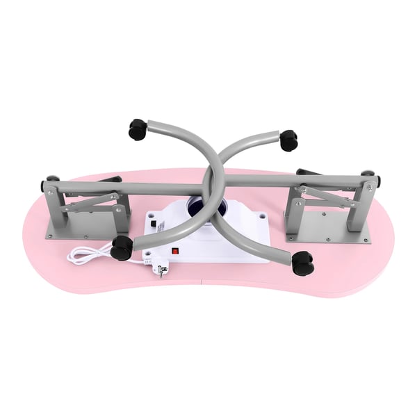 Manikyrbord, Robust Konstruktion, Bärbar Design,Rosa