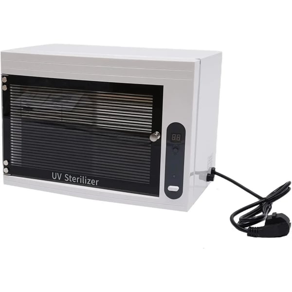UV Sterilisator Skab, 10L Kapacitet, 6W Effekt, Timerindstillinger 30/60/90min,HVID