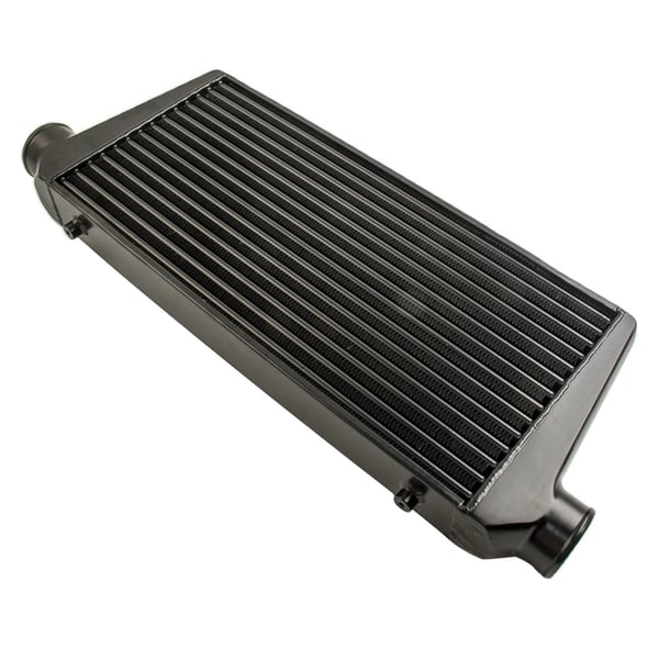 Intercooler, Kerne Dimensioner 600x300x76 mm, Indløb/Udløb 3 tommer, Rør Længde 18 tommer, Rør Tykkelse 1,8 mm, Rør & Fin Design