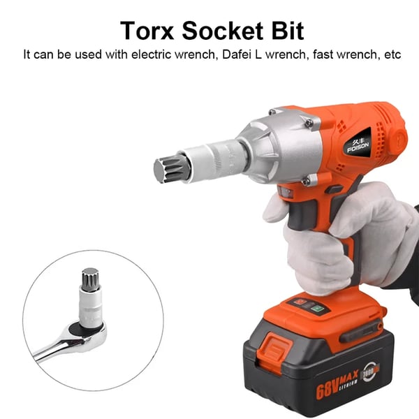 Torx-hylsnyckelsats, Hållbart material, Organiserad förvaring,Blå