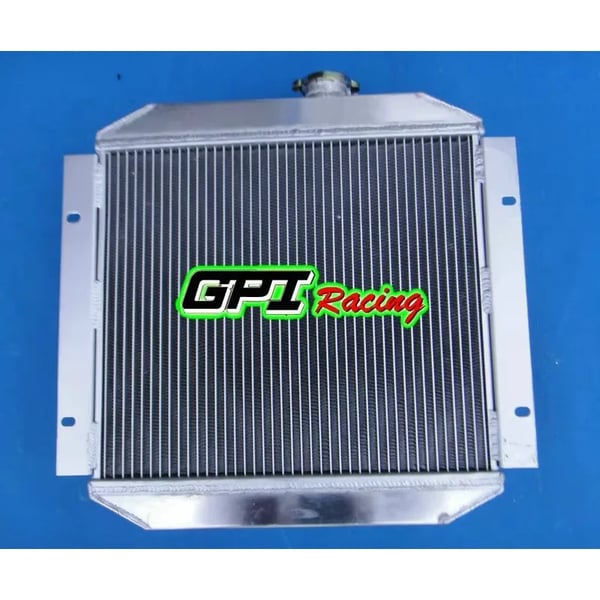 Radiator, Kerne Størrelse 418mm x 355mm x 42mm, Samlede Dimensioner 500mm x 460mm x 60mm, Indløb/Udløb 38mm, 2 Rækker, Vægt 1.5kg