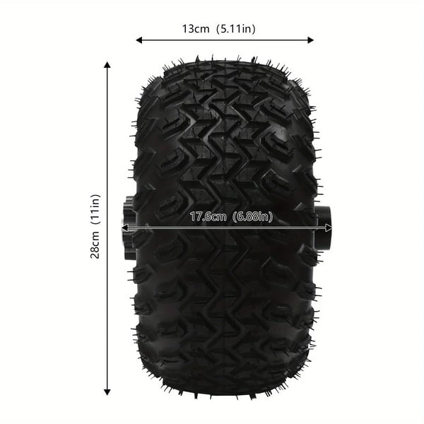 Air Wheel Konverteringssæt, 10-Tommer Hjul, Tommelgas Kontrol,sort